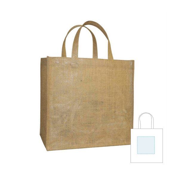 Undecorated Bag with Jute Wings